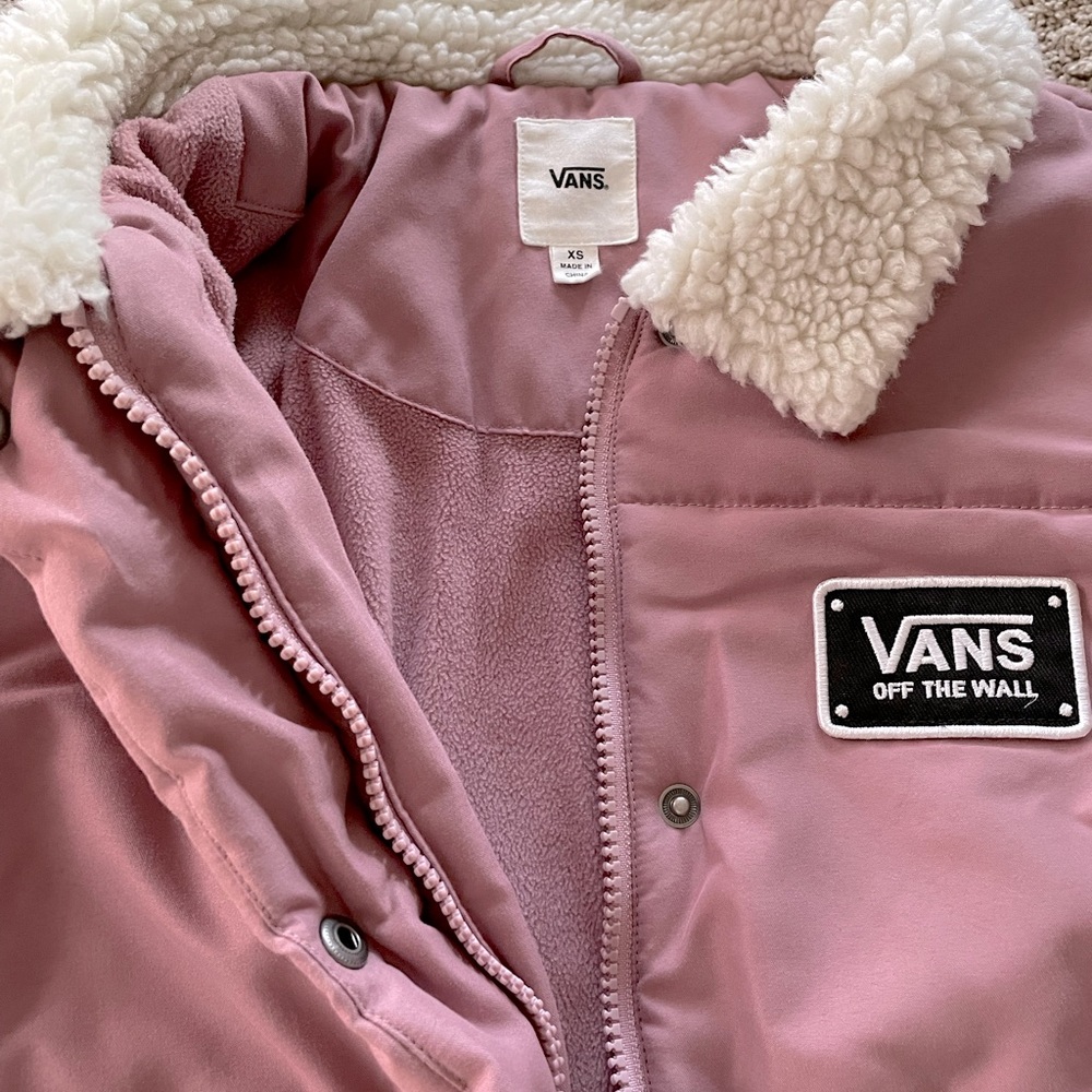 Vans puffy jacket  sz xs